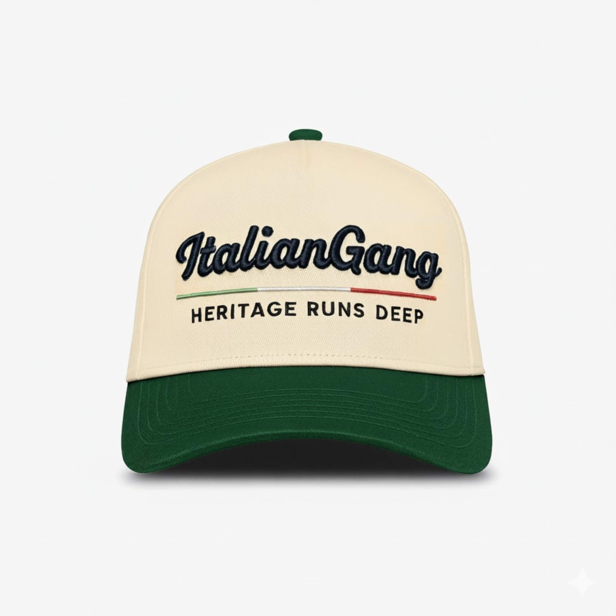 Black & Forest Green Snapback