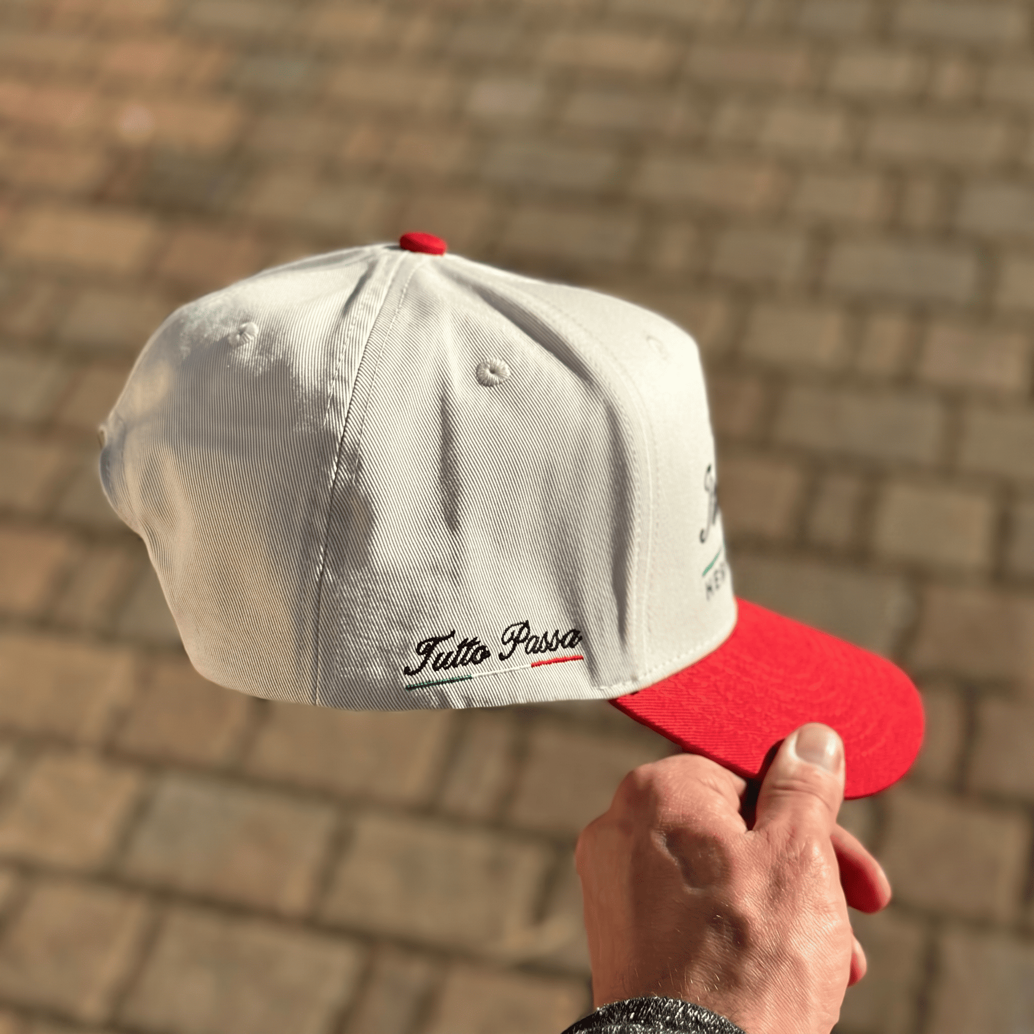 Red & Créme Snapback