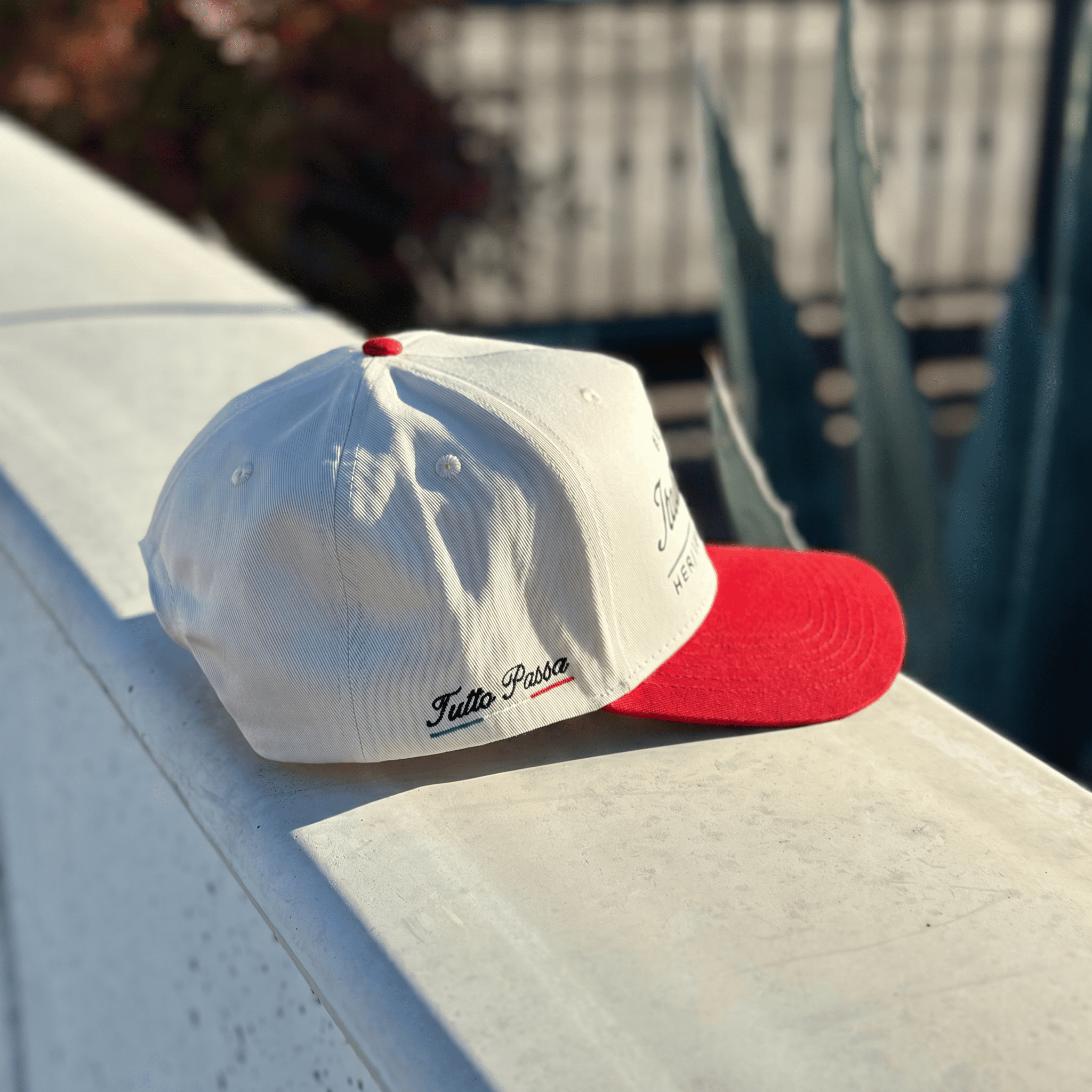 Red & Créme Snapback