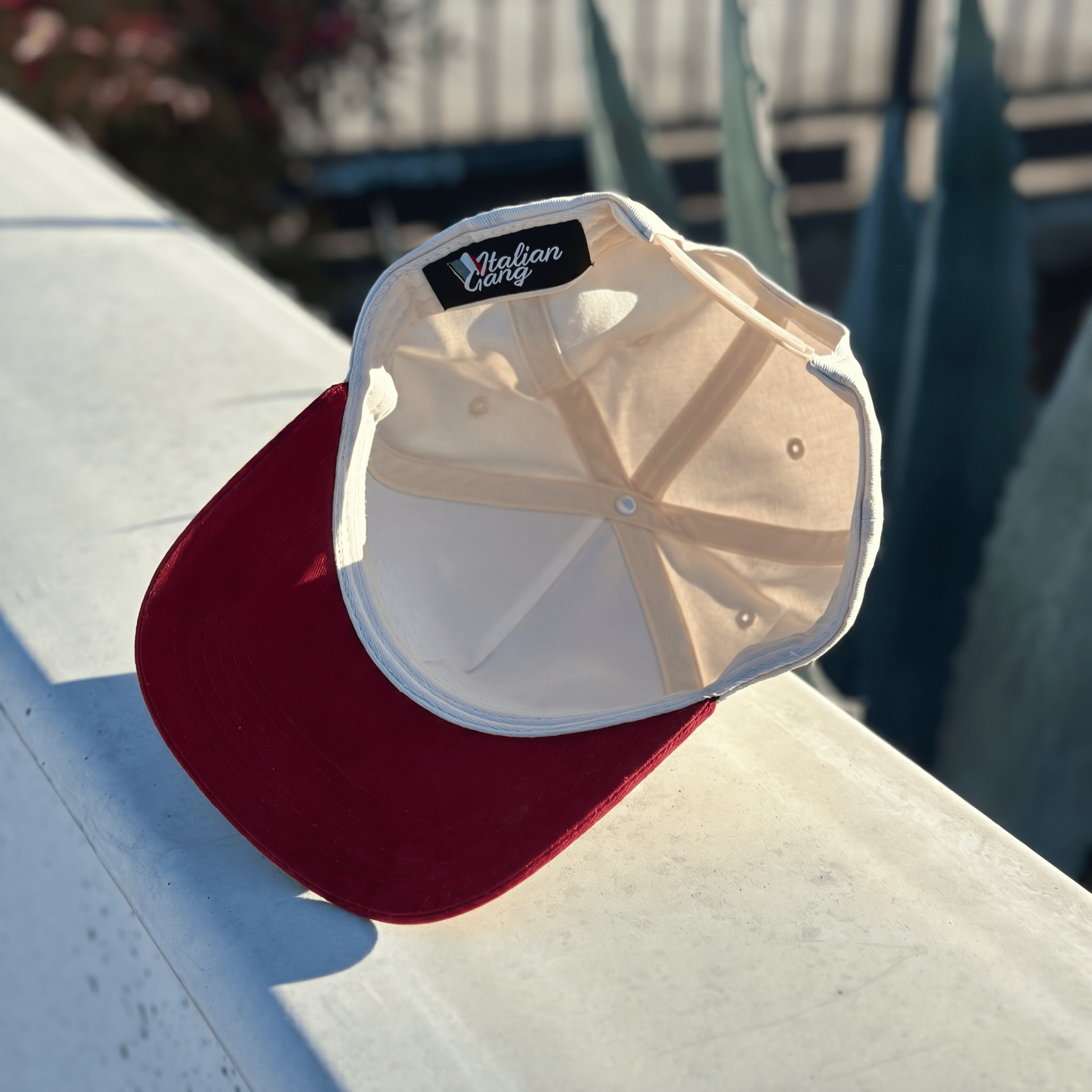 Red & Créme Snapback