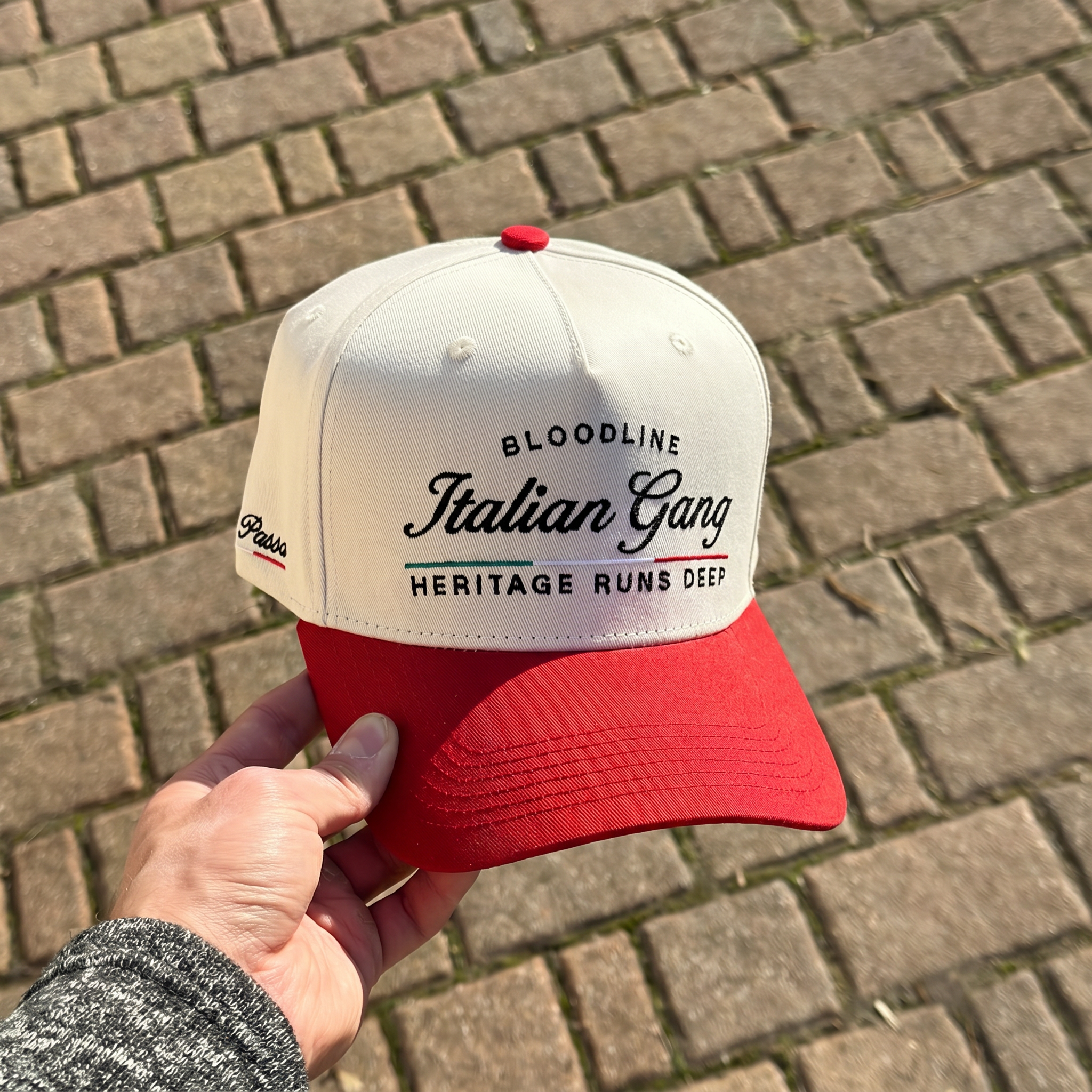 Red & Créme Snapback